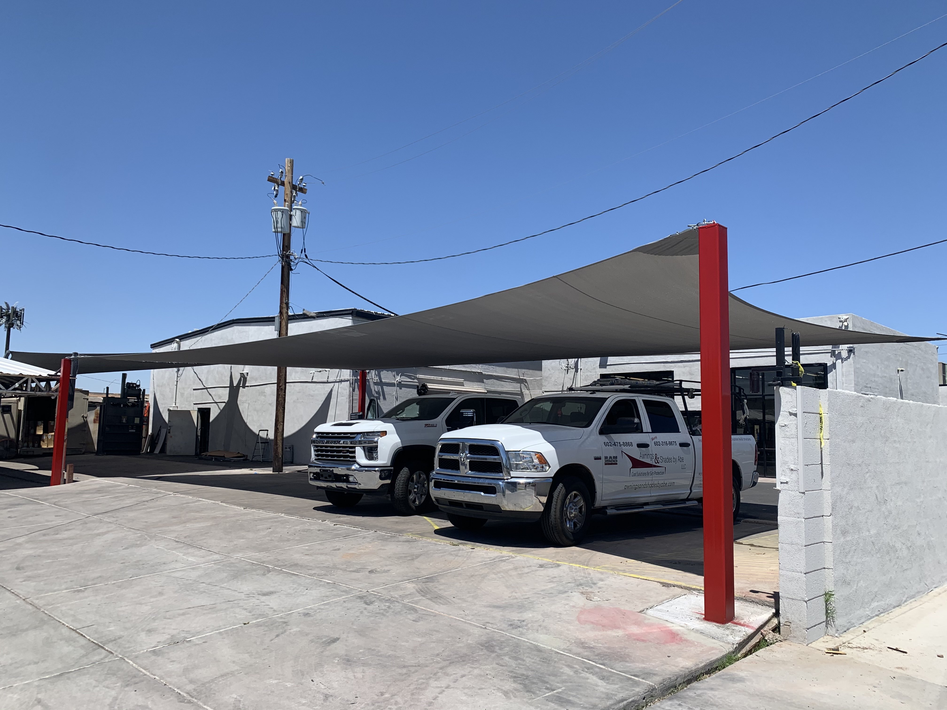 Beautiful residential shade solution